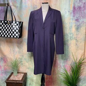 📌Larry Levine Timeless Elegant One Button Coat